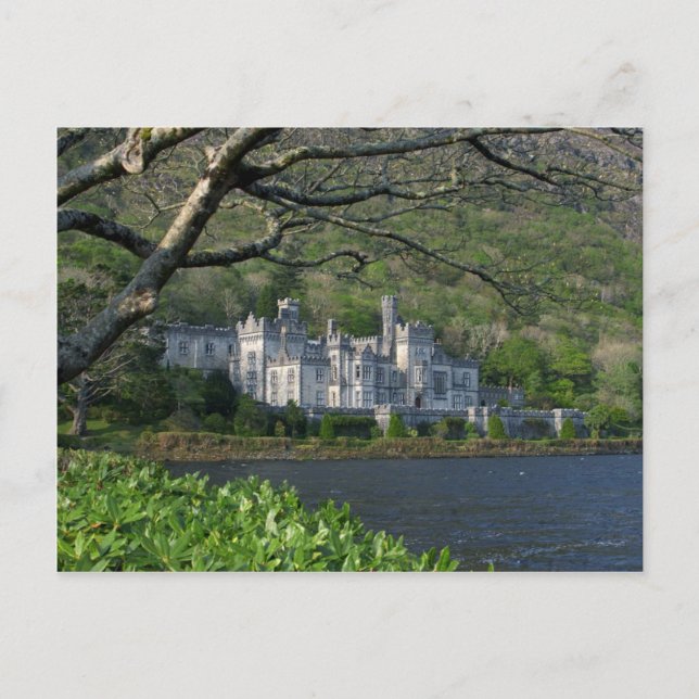 Kylemore Abbey i Connemara Ireland Vykort (Framsida)