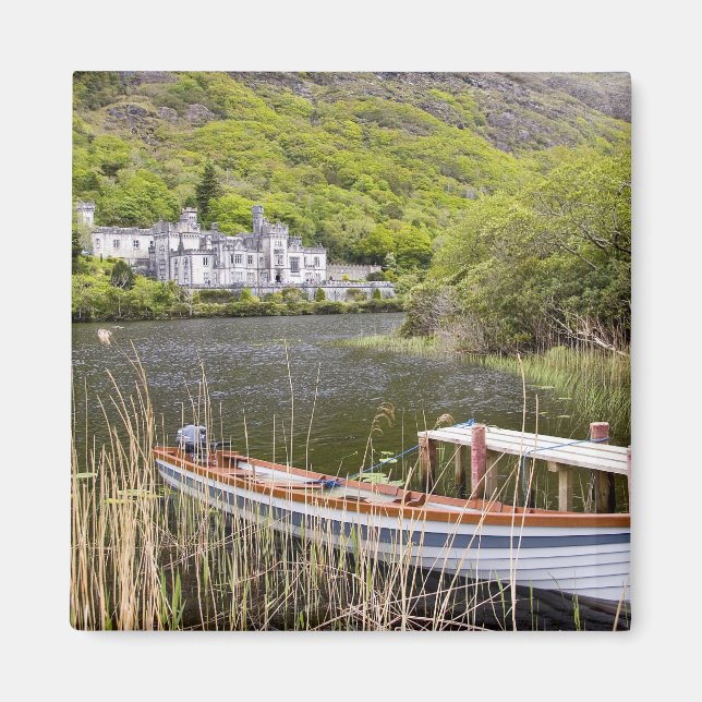 Kylemore Abbey, Irland. Kylemore Abbey är Magnet (Framsidan)