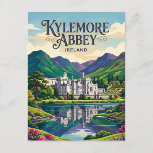 Kylemore Abbey Irland Vykort