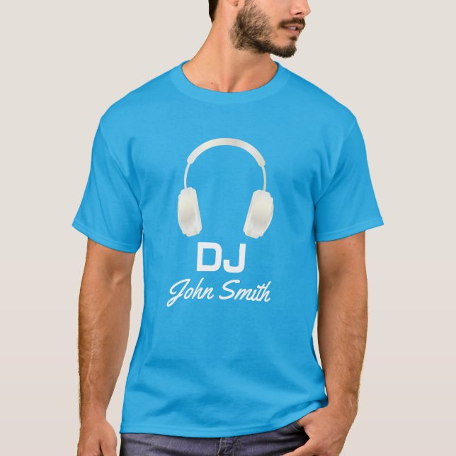 Kyler den kända hörlurar för DJ musik Tee (Framsida)