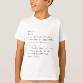 "Kyler jag förmiddagen" HTML som kodifierar Tee