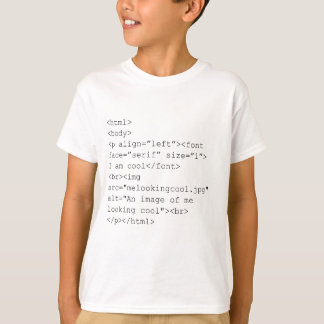 "Kyler jag förmiddagen" HTML som kodifierar Tee