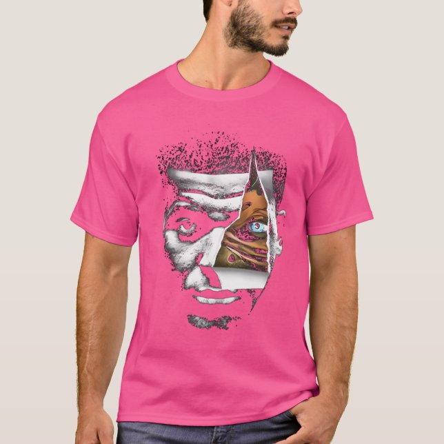 Kylian Mbappe Big Ansikte T Shirt (Framsida)