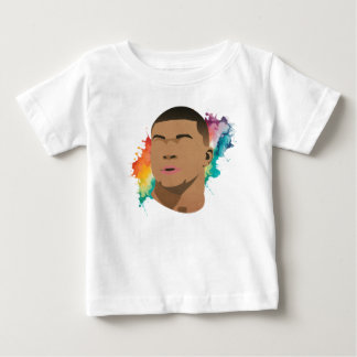 Kylian Mbappe Rainbow Watercolor Kids T-Shirt