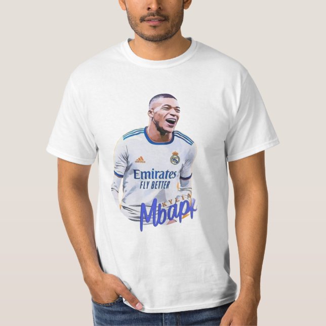KYLIAN MBAPPE REAL MADRID T SHIRT (Framsida)