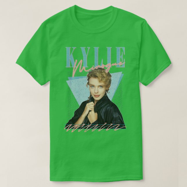 Kylie 80 s Retro Fläkt Design 1 T Shirt (Design framsida)