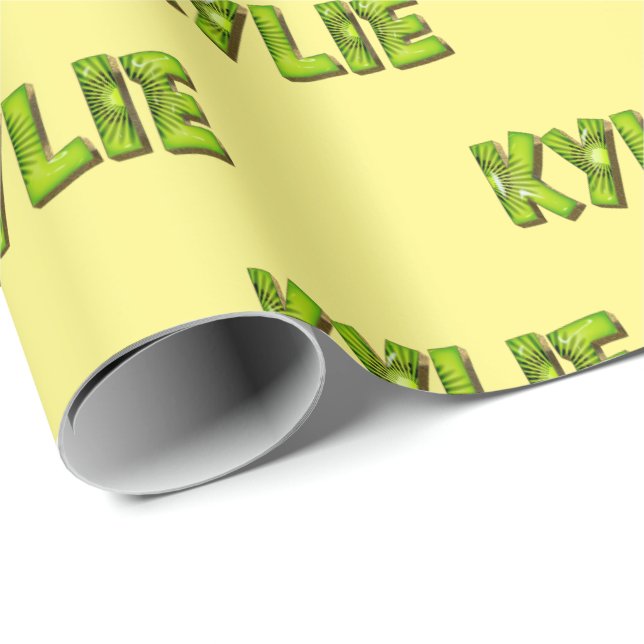 Kylie Kiwi Fruit Geschenk papier Geschenkpapier Presentpapper (Rullad Hörn)