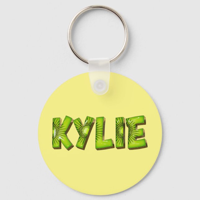 Kylie Name Kiwi Design Schlüsselanhänger Nyckelring (Framsida)
