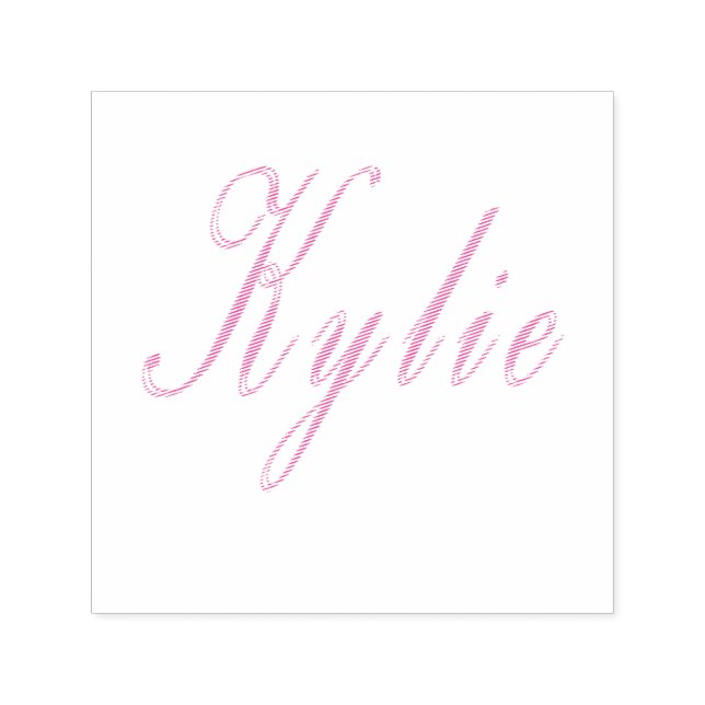 Kylie, Namn, Logotyp Självfärgande Stämpel (Design)