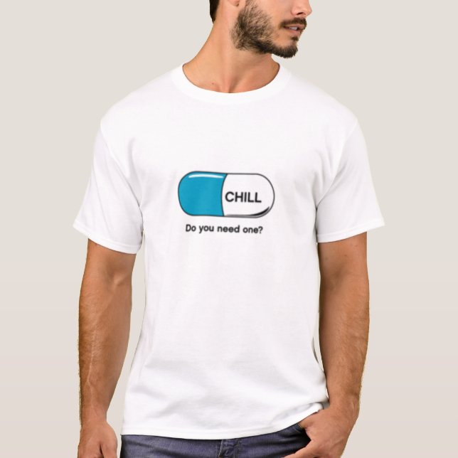 Kylig Pillmanligutslagsplats Tee Shirt (Framsida)