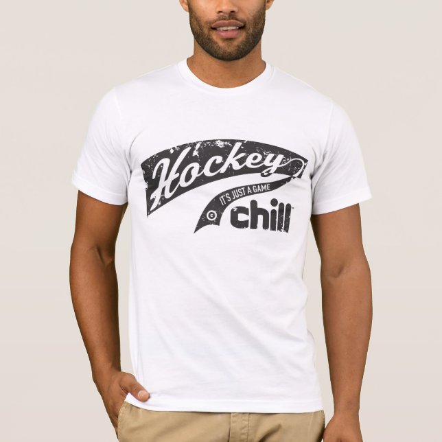 Kylig skjorta för hockey T Shirt (Framsida)