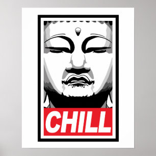 Kyliga Buddha Poster