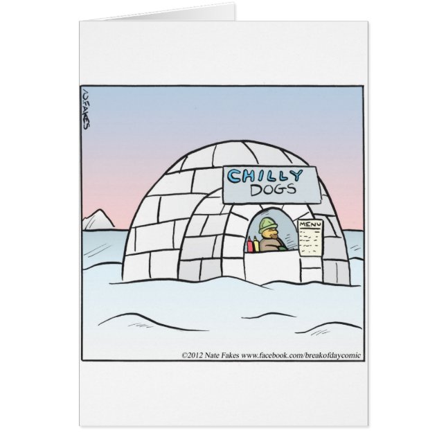 Kyliga hundar hälsningskort (Framsidan)