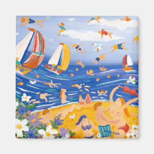 Kylkonst: Beachy fester Magnet