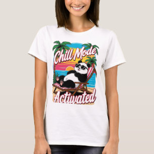 Kylläge aktiverat - Gift för Panda Älskare T Shirt