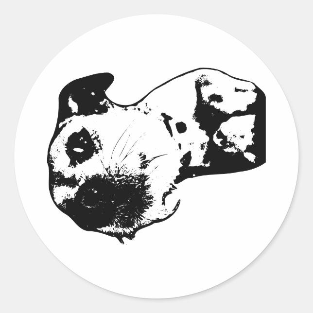 Kylläge på runt klistermärke (Framsida)