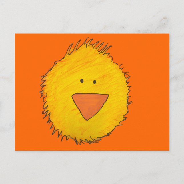 Kylling postkort vykort (Framsida)