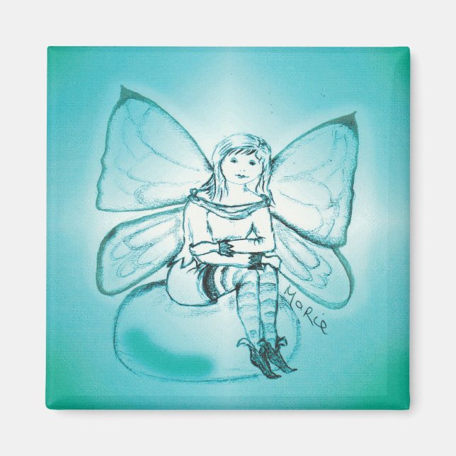 Kylmagnet av Aquamarine Magnet (Framsidan)