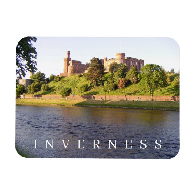 Kylmagnet för inverness Castle-vy Magnet (Horisontell)