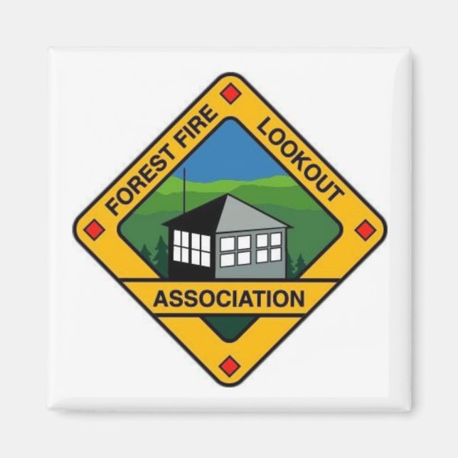 kylmagnet för skogsbrand magnet (Framsidan)