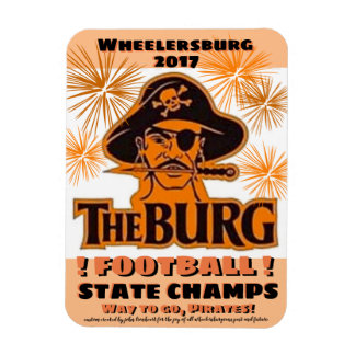 Kylmagnet för statliga fotbollsvinnare - magnet