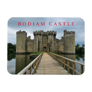 Kylmagnet för visning av Bodiam Castle-vy Magnet
