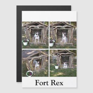 Kylmagnet Fort Rex Magnetisk Inbjudningskort