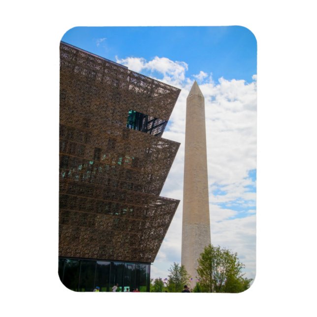 Kylmagnet från Afrikas amerikanska museum Magnet (Vertikal)
