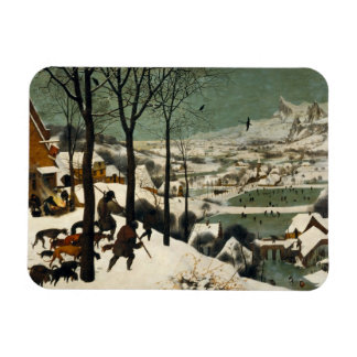 Kylmagnet Huntrarna i Snö Bruege Magnet