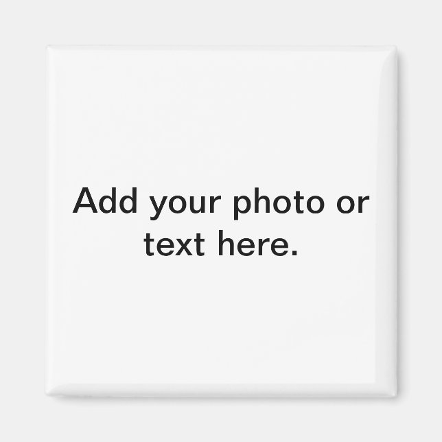 Kylmagnet i kvadrat magnet (Framsidan)