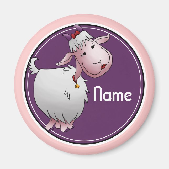 Kylmagnet, Namn-mallen, matad med matavfall Magnet (Framsidan)