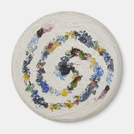 Kylmagnet Spiral i färglöst form Magnet