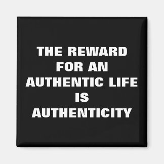 Kylmagnet - svart/vitt magnet