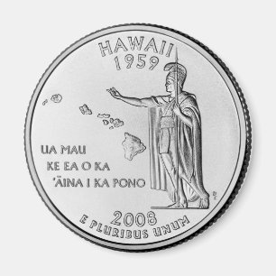Kylmagneten "Hawaii inkvarterar ", Magnet