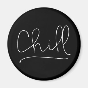 Kylminimalistisk typografi magnet