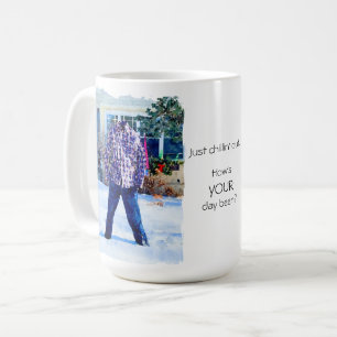 Kylning av frusen Byxor Kaffemugg