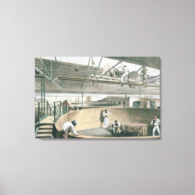 Kylning av telegrafkabeln i tankerna vid de två canvastryck (Framsida)