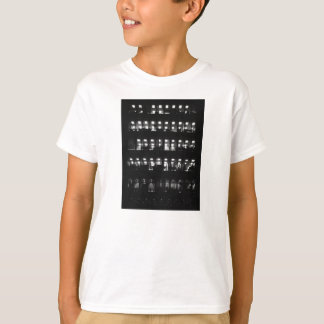 Kylning av torr torr barnfärg med övre kant tee shirt