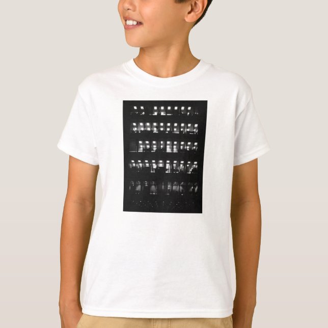 Kylning av torr torr barnfärg med övre kant tee shirt (Framsida)