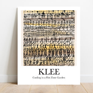 Kylning i en Hett Zon Garden av Paul Klee Poster