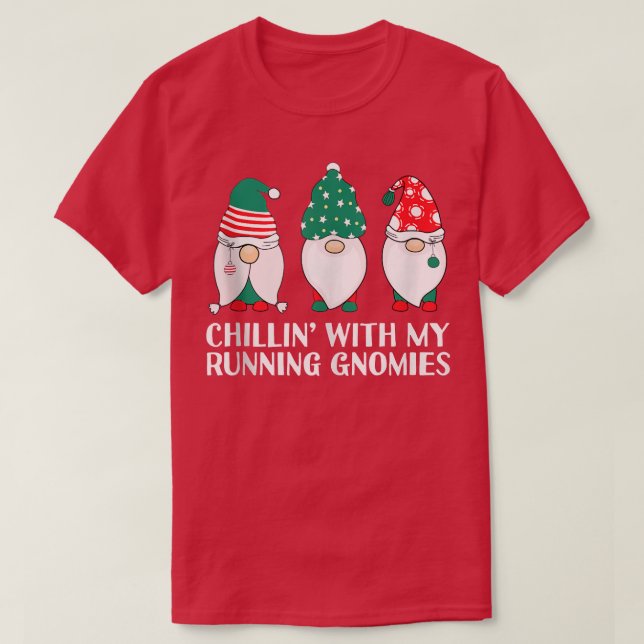 Kylning med min Springer Gnomies (Gnom) T Shirt (Design framsida)