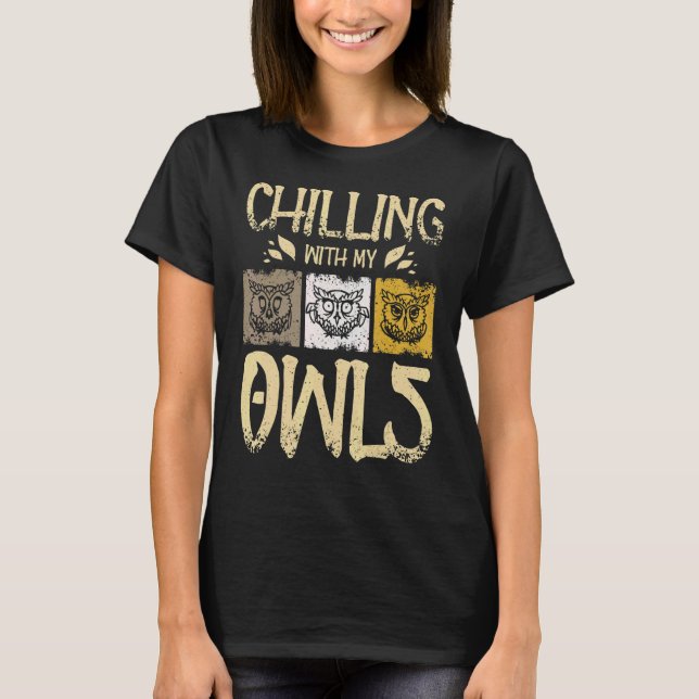 Kylning med min uggla t shirt (Framsida)