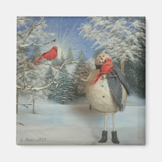 Kylning med vänner magnet