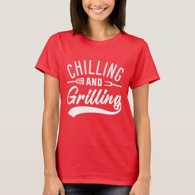 Kylning och grillning t shirt (Framsida)