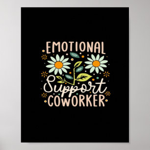 Kylnota för elementet Emotional Help Coworking Cla Poster