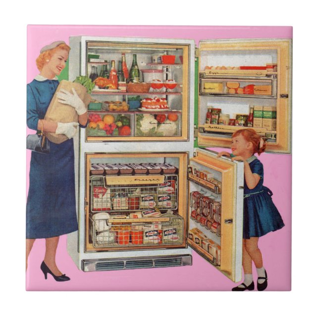 kylskåp av alldeles kakelplatta (Framsidan)