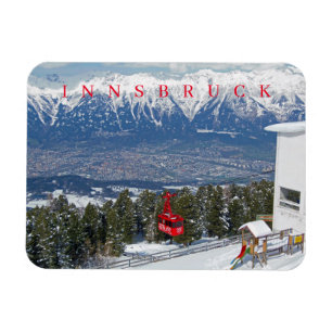 Kylskåp för bilvy i Innsbruck Magnet