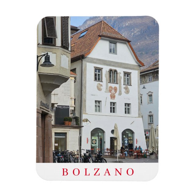 Kylskåp för byggnad i Bolzano Walther Square Magnet (Vertikal)