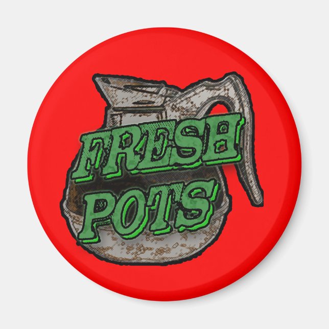 Kylskåp för friska punkter magnet (Framsidan)