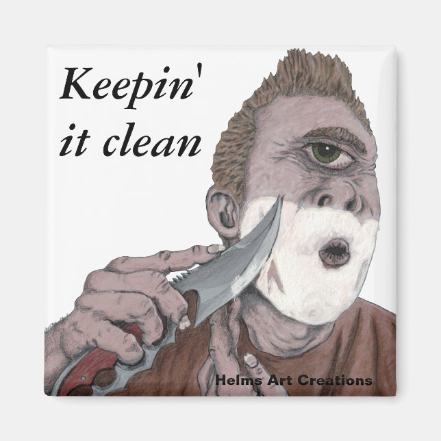 Kylskåp för kylskåp i Knivar, grekiska Magnet (Framsidan)